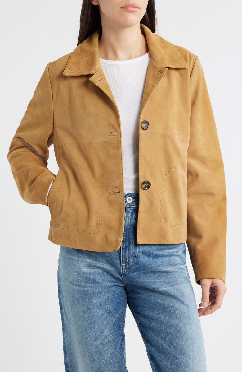 Crop Suede Jacket