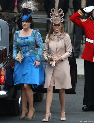 Princesses Beatrice and Eugenie - Philip Treacy defends Princess Beatrice's Royal Wedding hat - Marie Claire - Marie Claire UK
