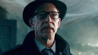 J.K. Simmons playing Commissioner Jim Gordon in Zack Snyder's Justice League DCEU movie