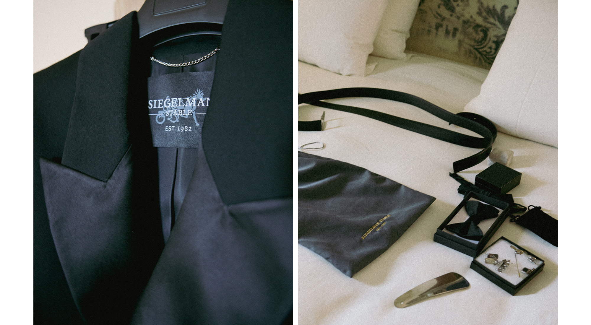 Details of Max's outfit.