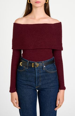 WAYF, Morgan Off the Shoulder Sweater