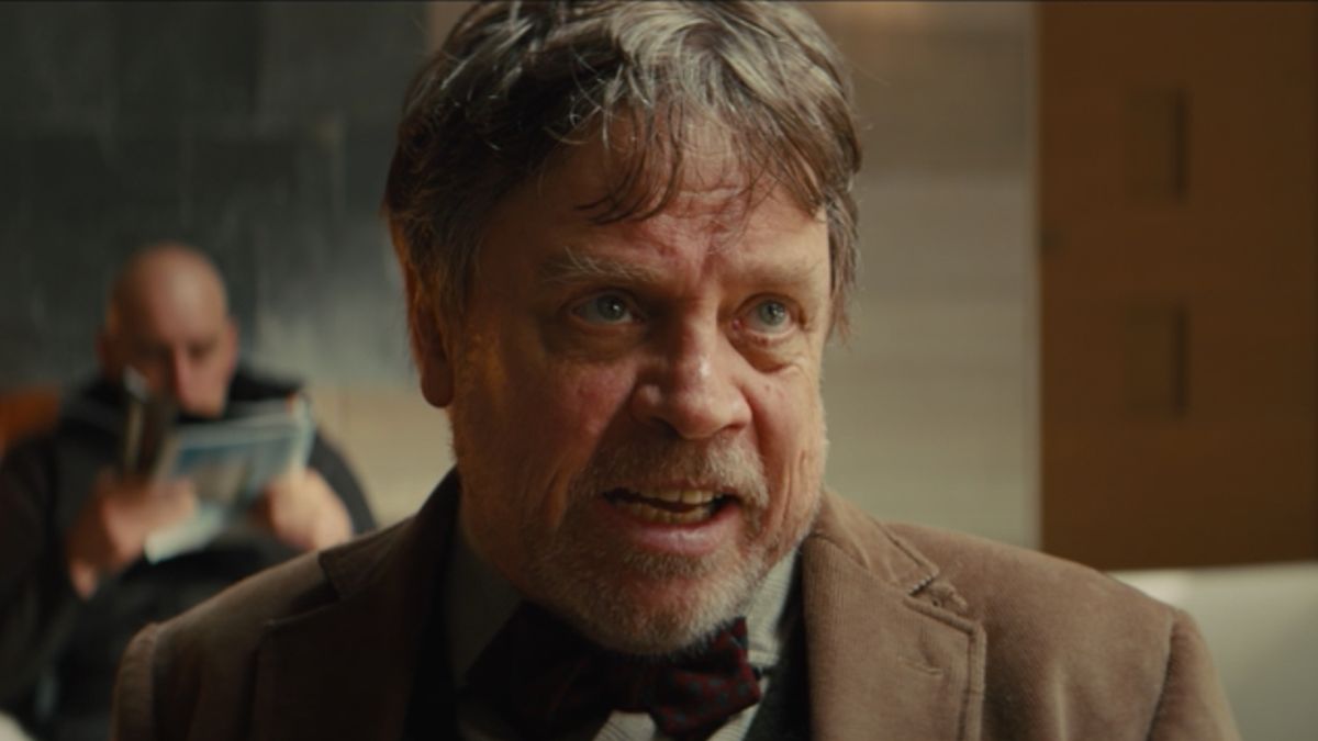 Mark Hamill looking distressed in Kingsman: The Secret Service.