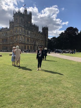 Downton Abbey/Highclere Castle and Lucy Searle