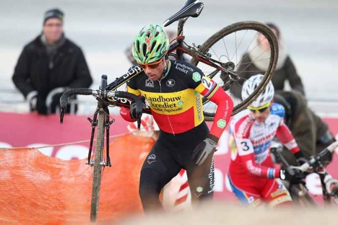 Despite his fine form Sven Nys (Landbouwkrediet-Euphony) couldn't pull off another win