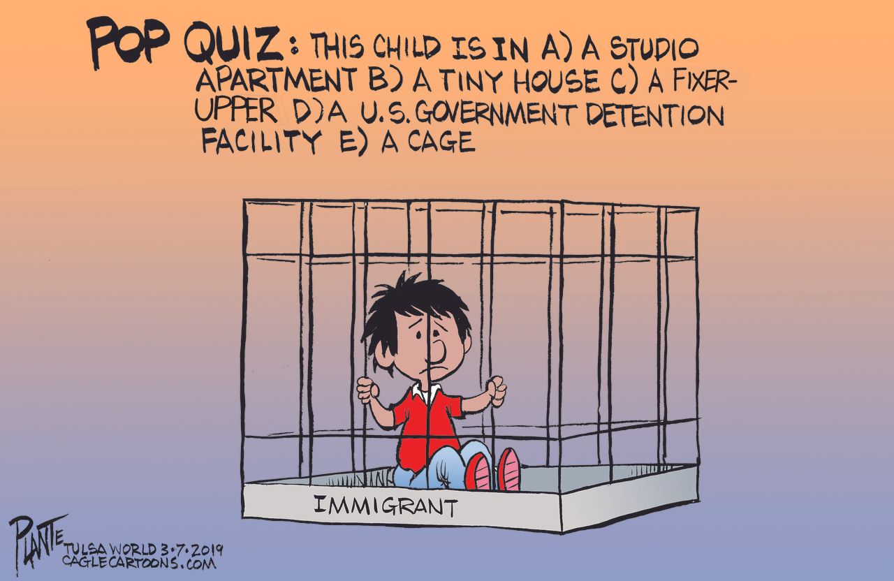 Political&amp;amp;nbsp;Cartoon&amp;amp;nbsp;U.S. DHS Secretary Kirstjen Nielsen Department of Homeland Security Immigrant Children