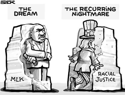 Editorial Cartoon U.S. Martin Luther King