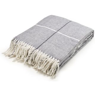 Grey throw