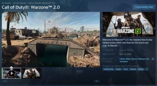 warzone steam page