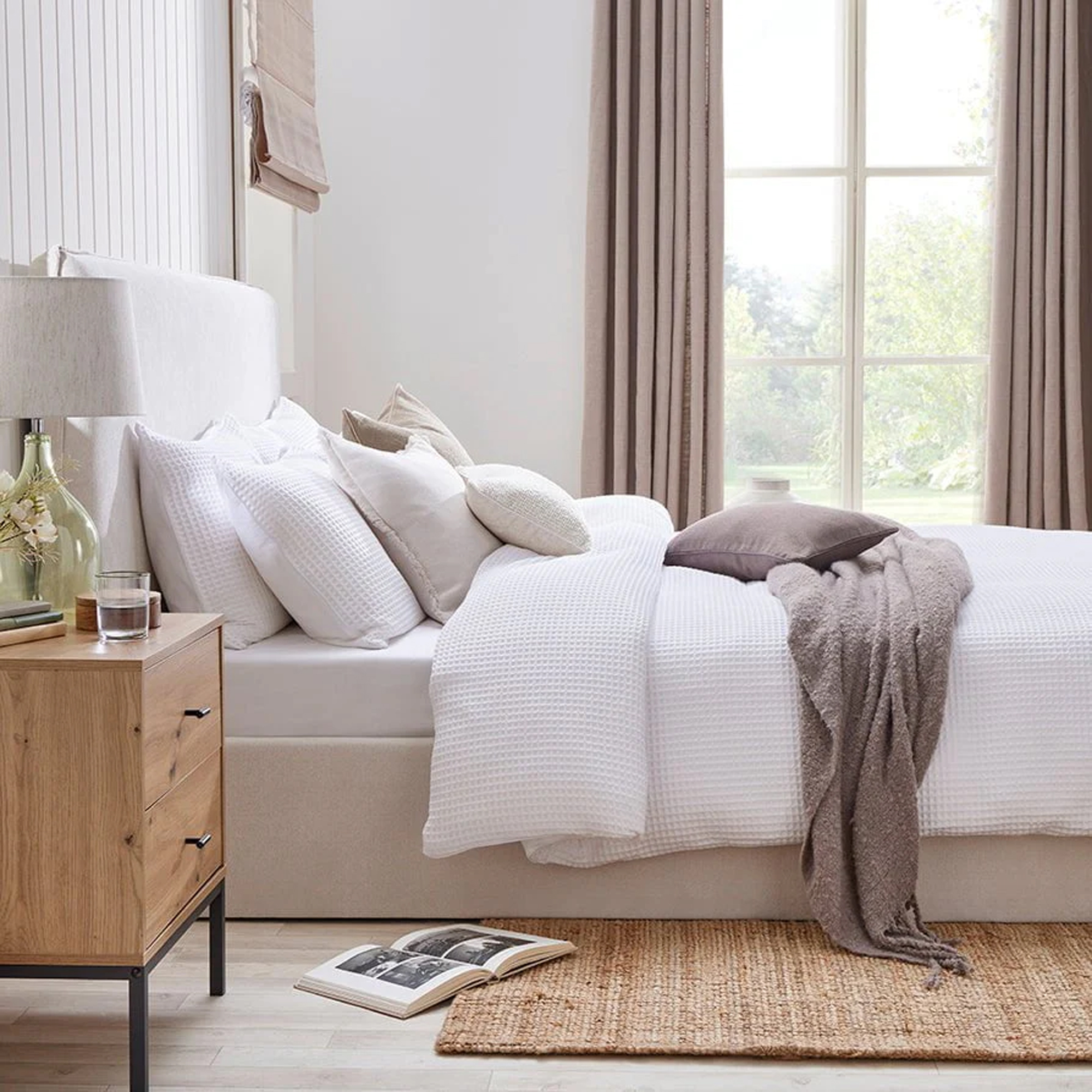 DUSK Portofino Waffle Duvet Cover