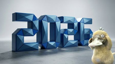 A 2025 logo with a little 3D animal