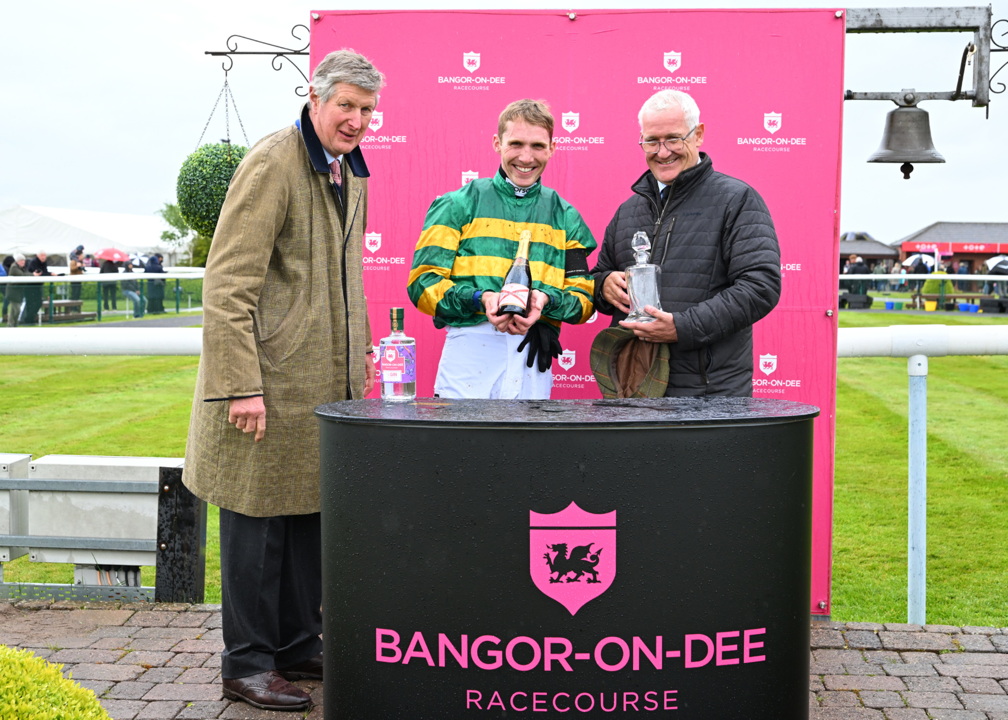 Donald McCain (pictured right) recorded his 250th Bangor-on-Dee course winner, on the same day his mother Beryl McCain passed away.