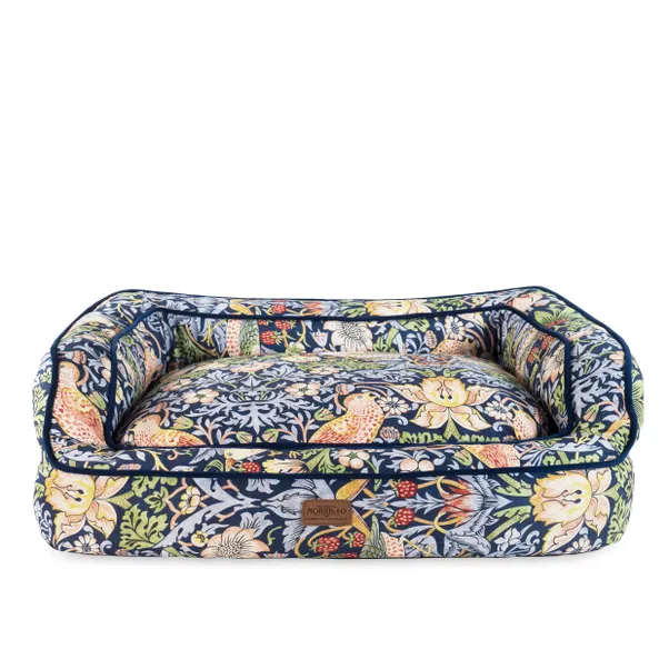 Morris &amp;amp; Co Strawberry Thief Sofa Dog Bed