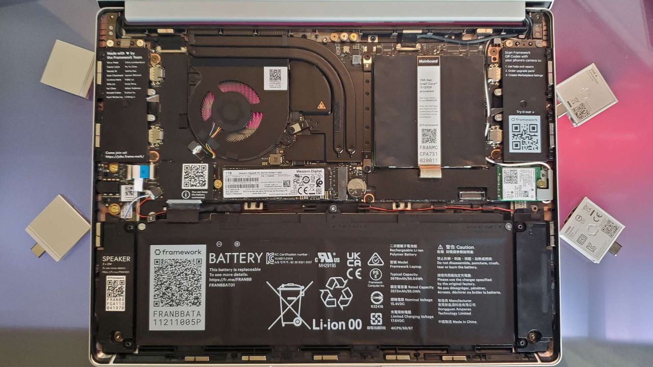 Framework 13 Intel 13th Gen mainboard upgrade