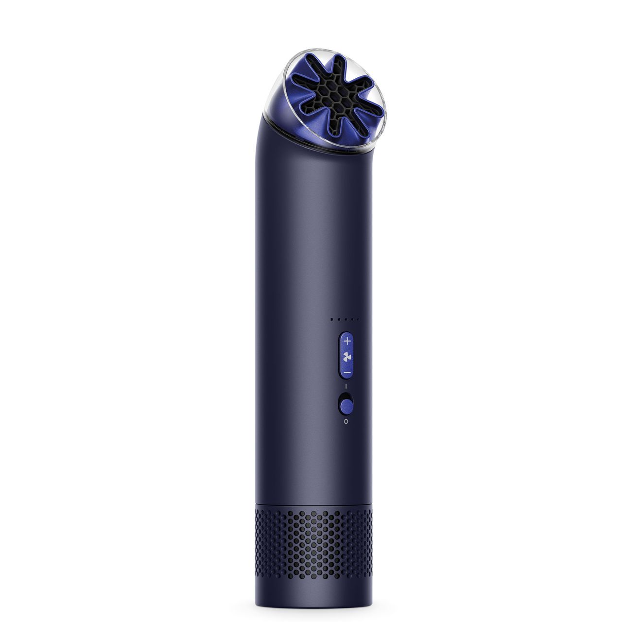 Blue bladeless handheld fan