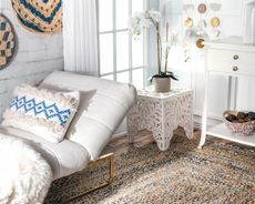 wayfair pattern mixing in a neutral space