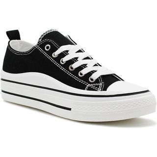 Amazon black converse-style trainers