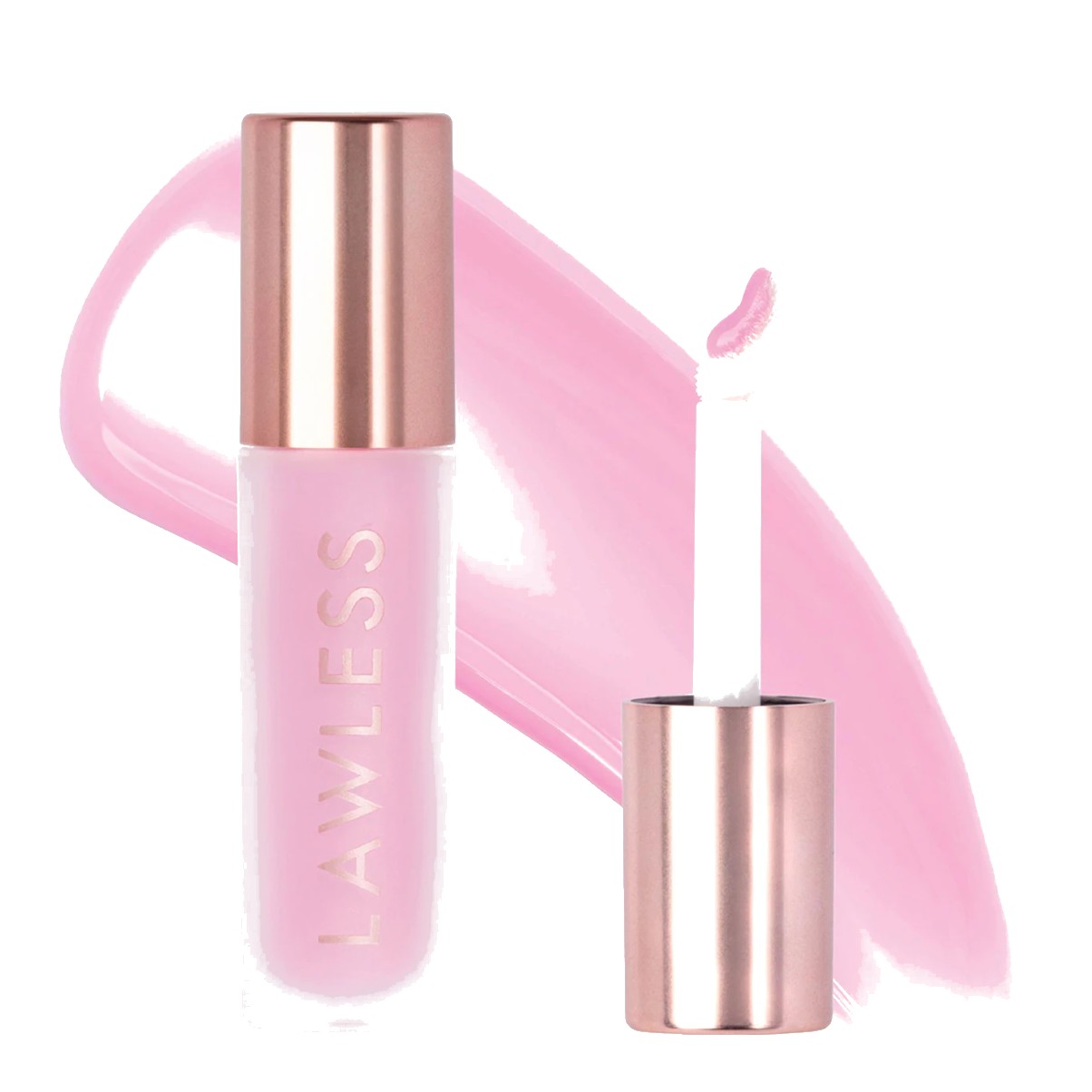 LAWLESS, Forget the Filler Lip Plumper Line Smoothing Gloss - Blushed Sand