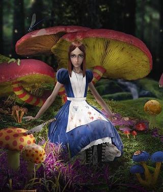 The twisted, unstable Alice in American McGee's Alice.