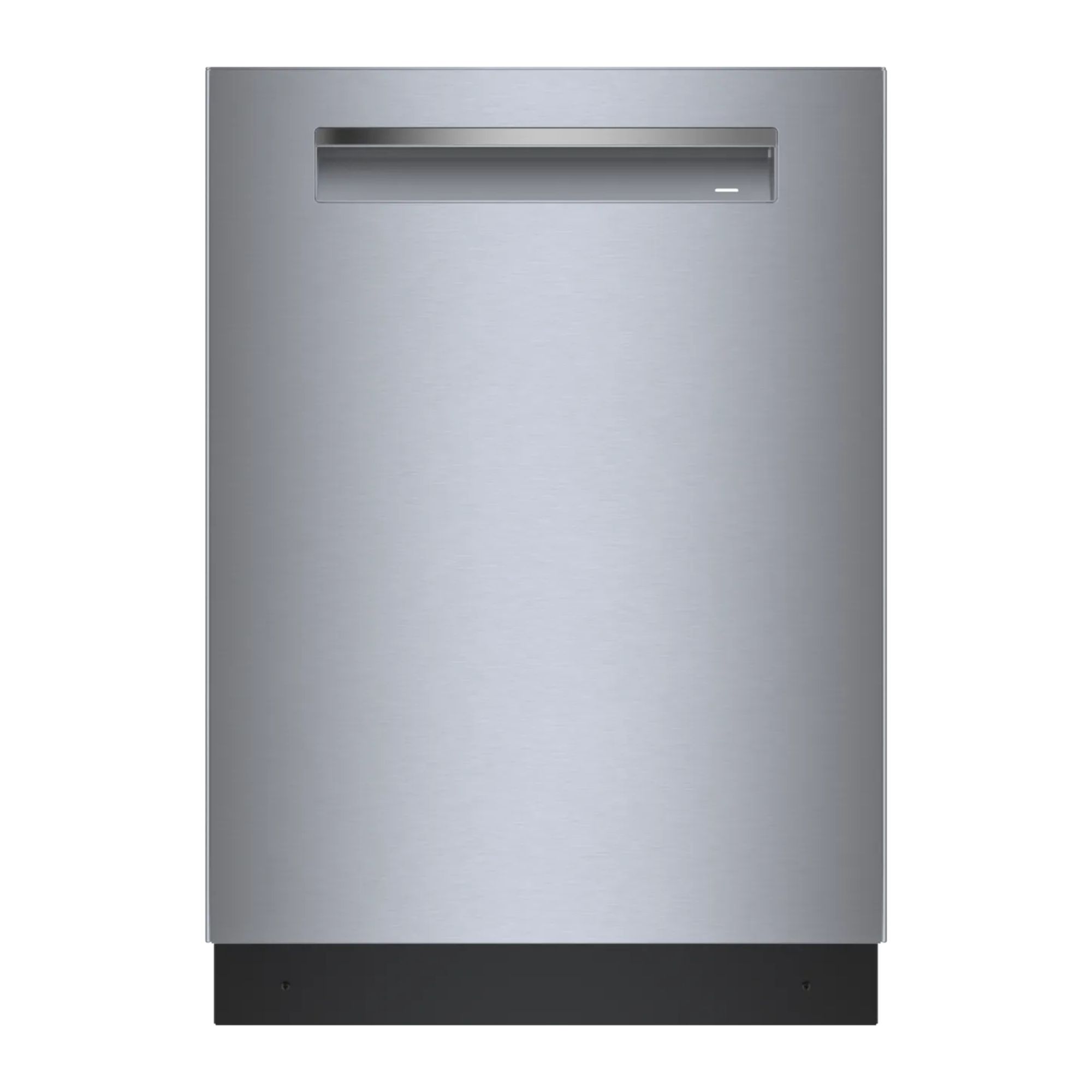 Bosch 800 Series dishwasher against white background.