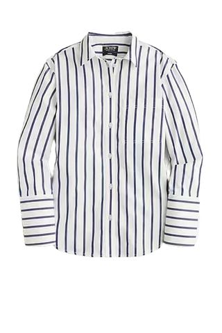 Garçon Cotton Poplin Shirt in Stripe