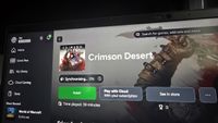 Crimson Desert on Xbox PC store listing