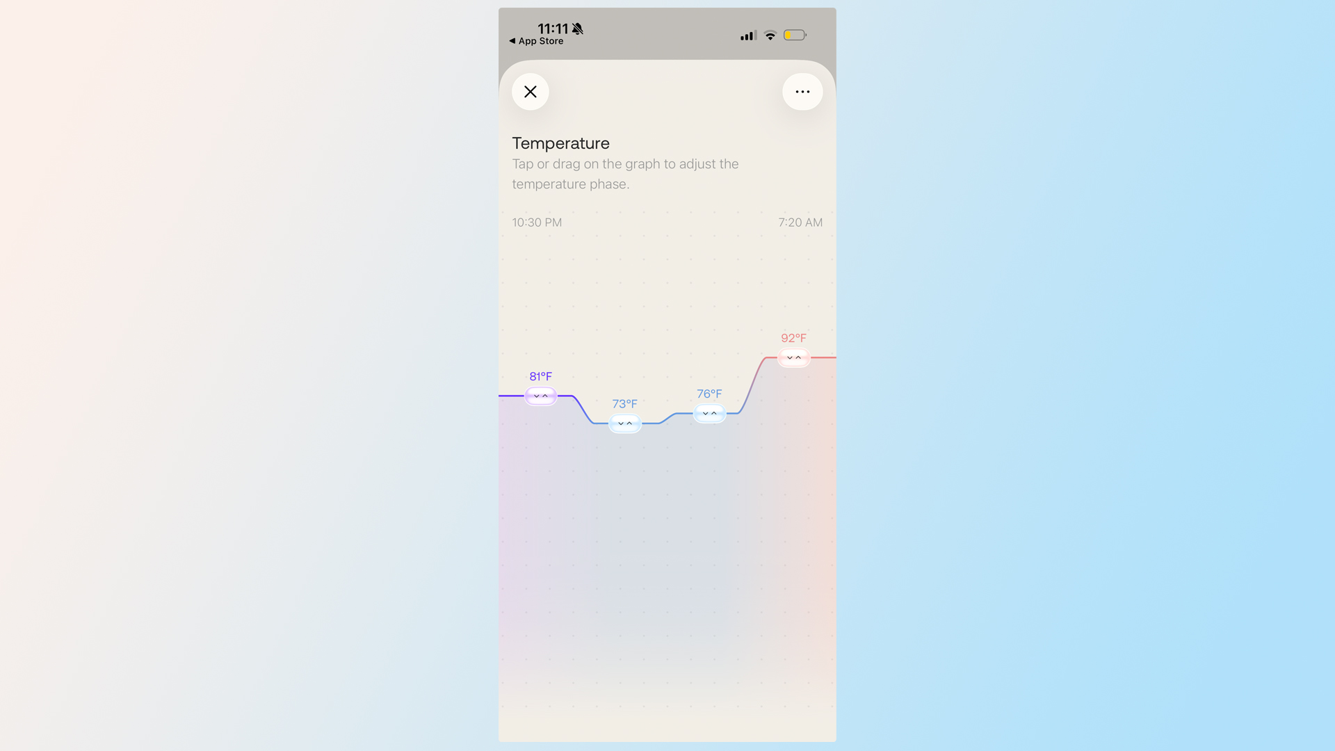 A screenshot of the Orion app