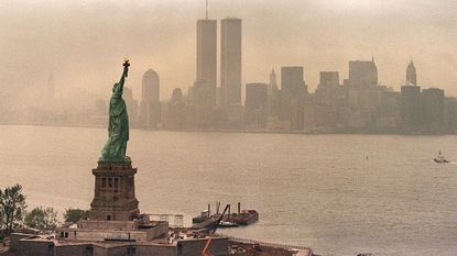 The Twin Towers in 1986.