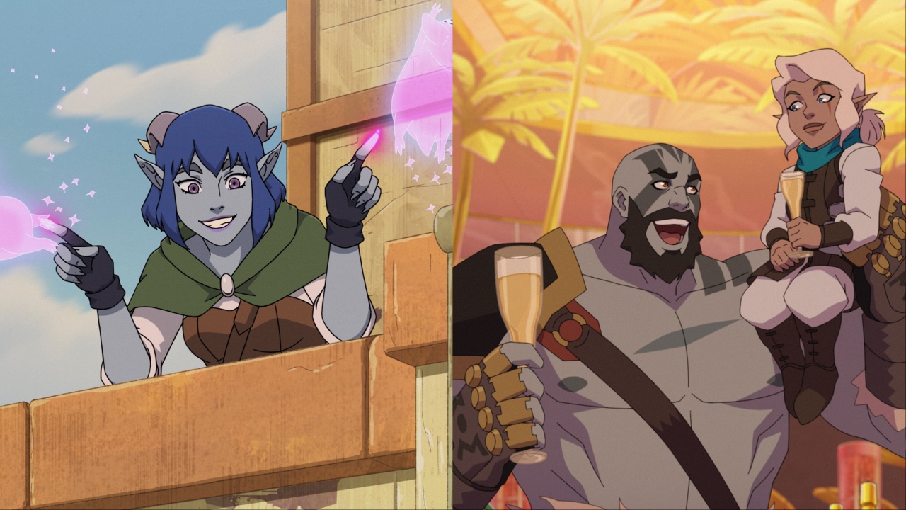Jester in The Mighty Nein and Grog with Pike in The Legend of Vox Machina