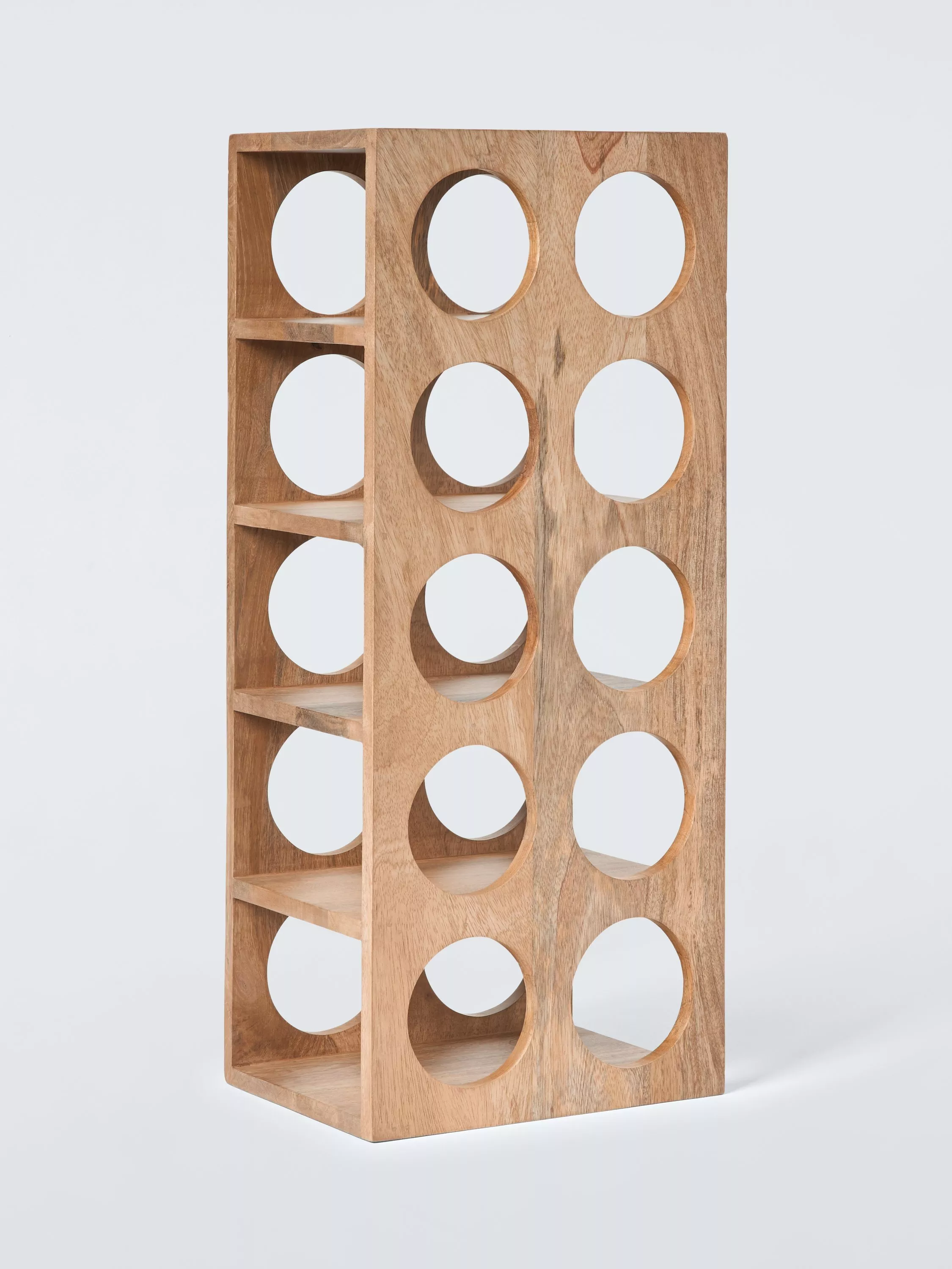 John Lewis Wine Rack, 10 Bottle, Fsc-Certified (mango Wood)