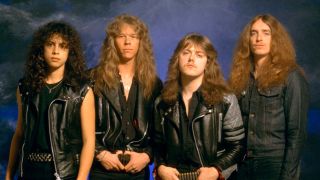 Metallica studio portrait, 1985