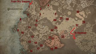 Diablo 4 Kehjistan Altar of Lilith locations