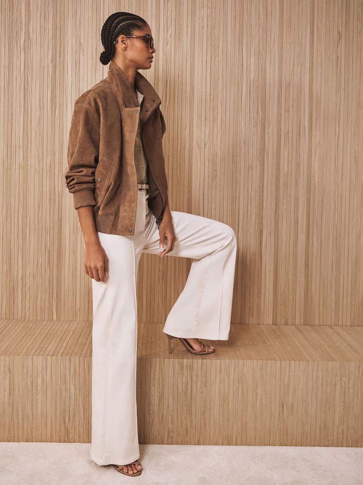 Reiss, Sakura Patch-Pocket Flared Jeans