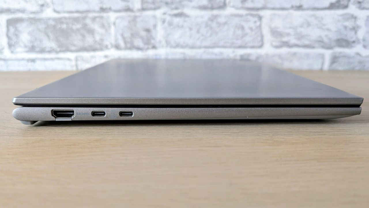 The Acer Aspire Go on the ITPro background