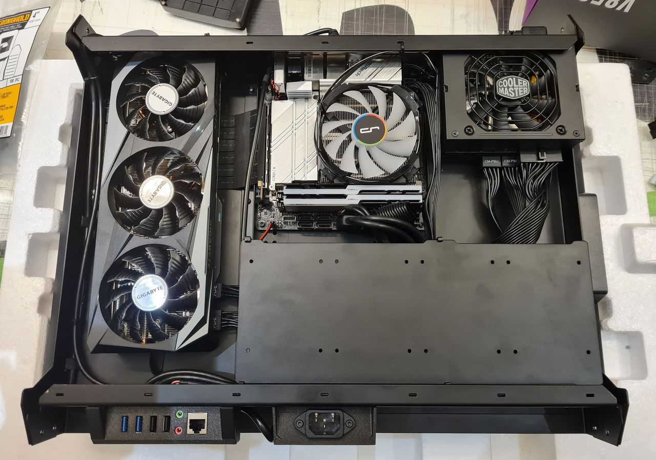 eBlaztr case and PCs