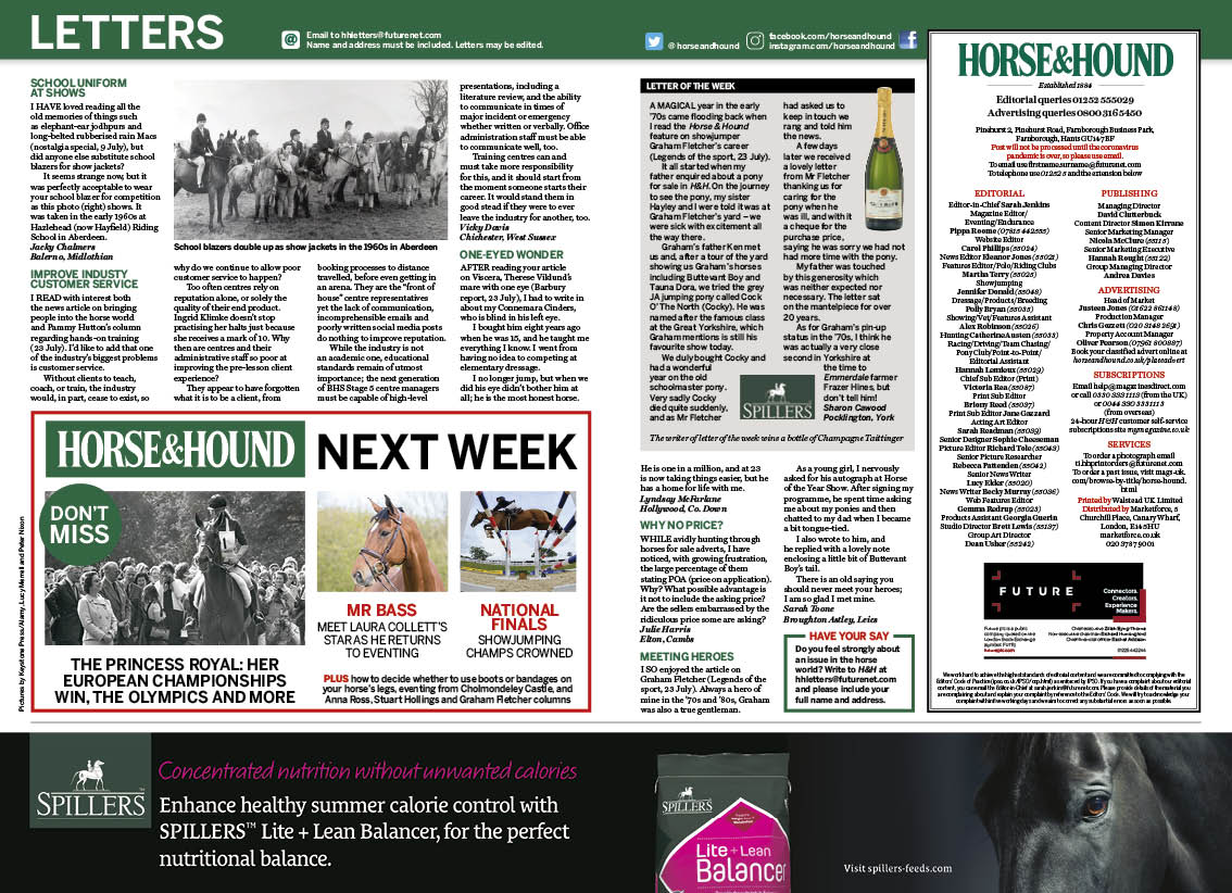 Letters and NWB 06 August 2020