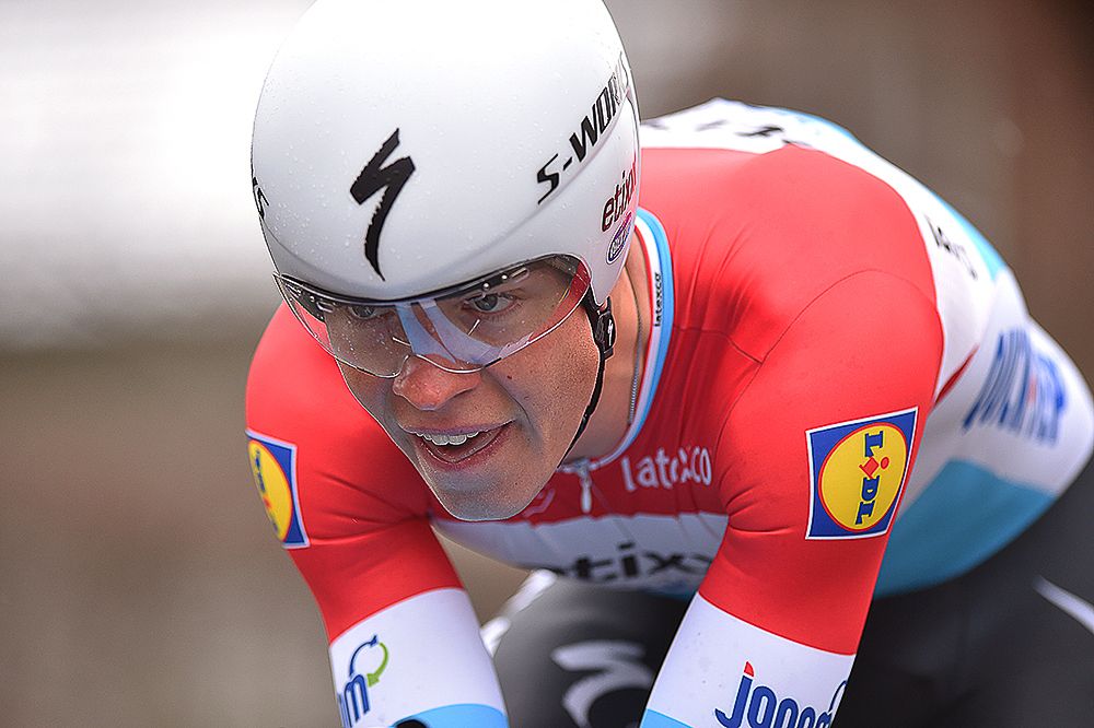 Bob Jungels (Etixx-QuickStep) finished 45th in the Tour de Romandie prologue.