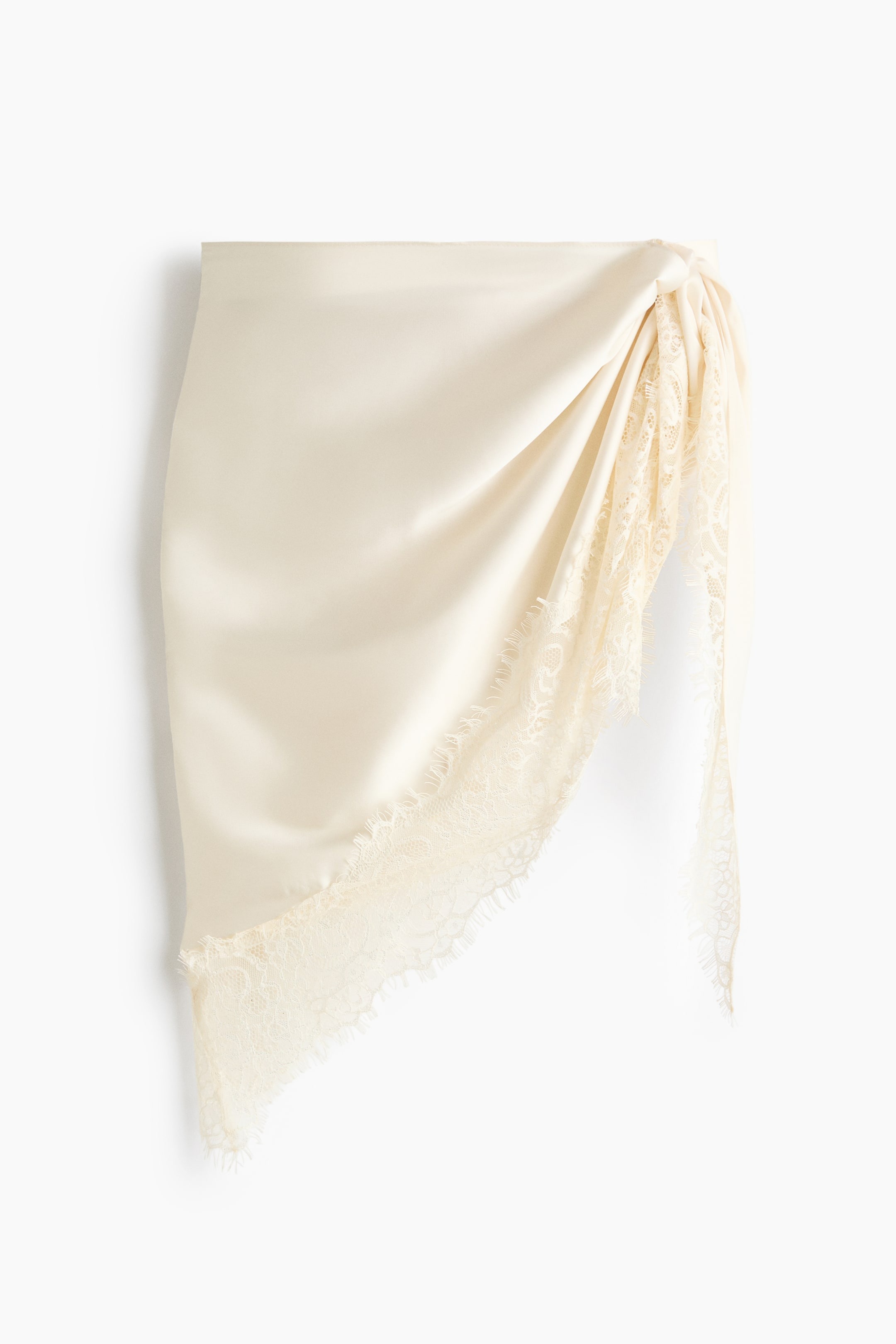 H&amp;amp;M, Lace-Trimmed Triangle Scarf