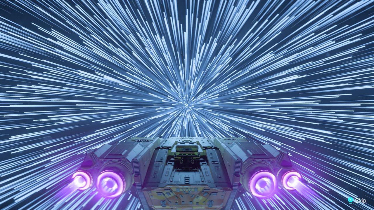 Star Wars Outlaws ship.