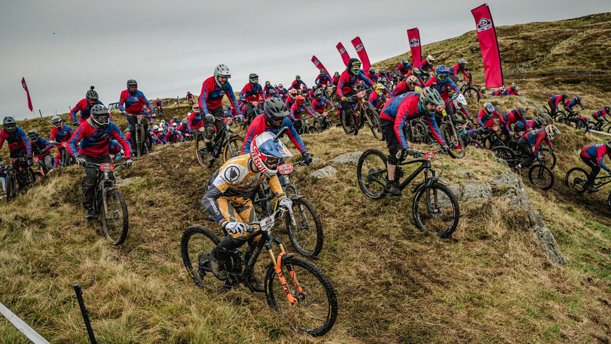 Gee Atherton at Red Bull Foxhunt