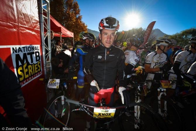 Max Knox rode the half marathon on Sunday to spin his legs a bit more