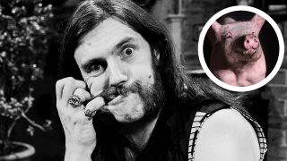 Lemmy and a pig’s head