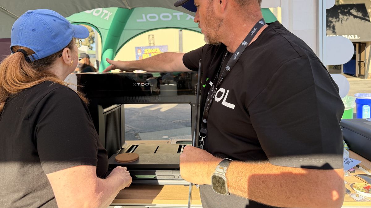 xTool 01 Omni UV printer at Open Sauce 2026