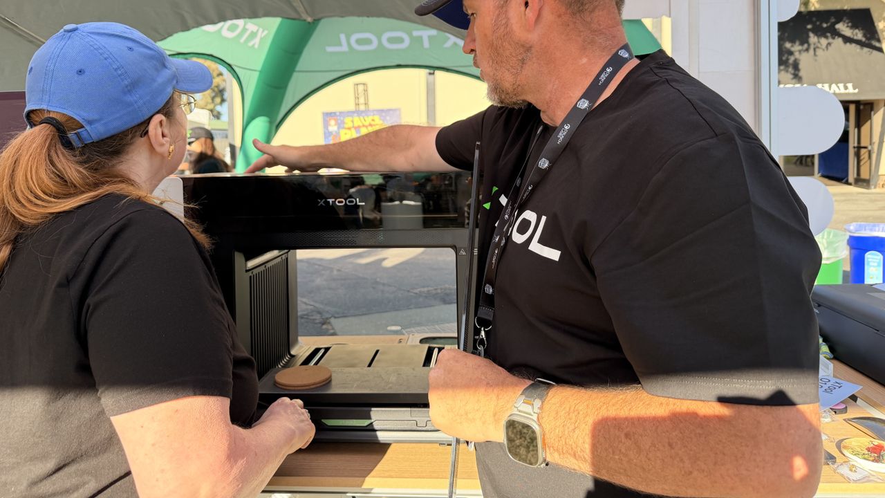 xTool 01 Omni UV printer at Open Sauce 2026