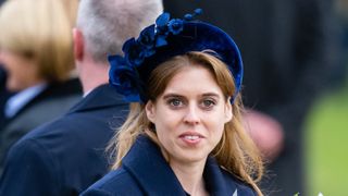 Princess Beatrice of York attends the Christmas Morning Service at Sandringham Church on December 25, 2023