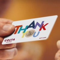 Get £5 free when you buy a Costa gift card online