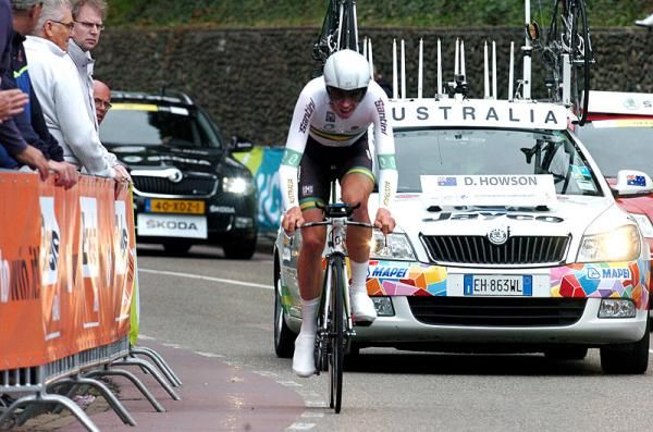 Damien Howson (Australia) would earn a bronze medal for his effort against the clock.
