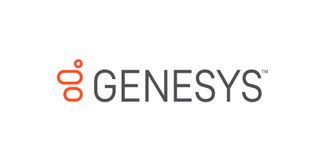 Genesys logo in black lettering on a white background.