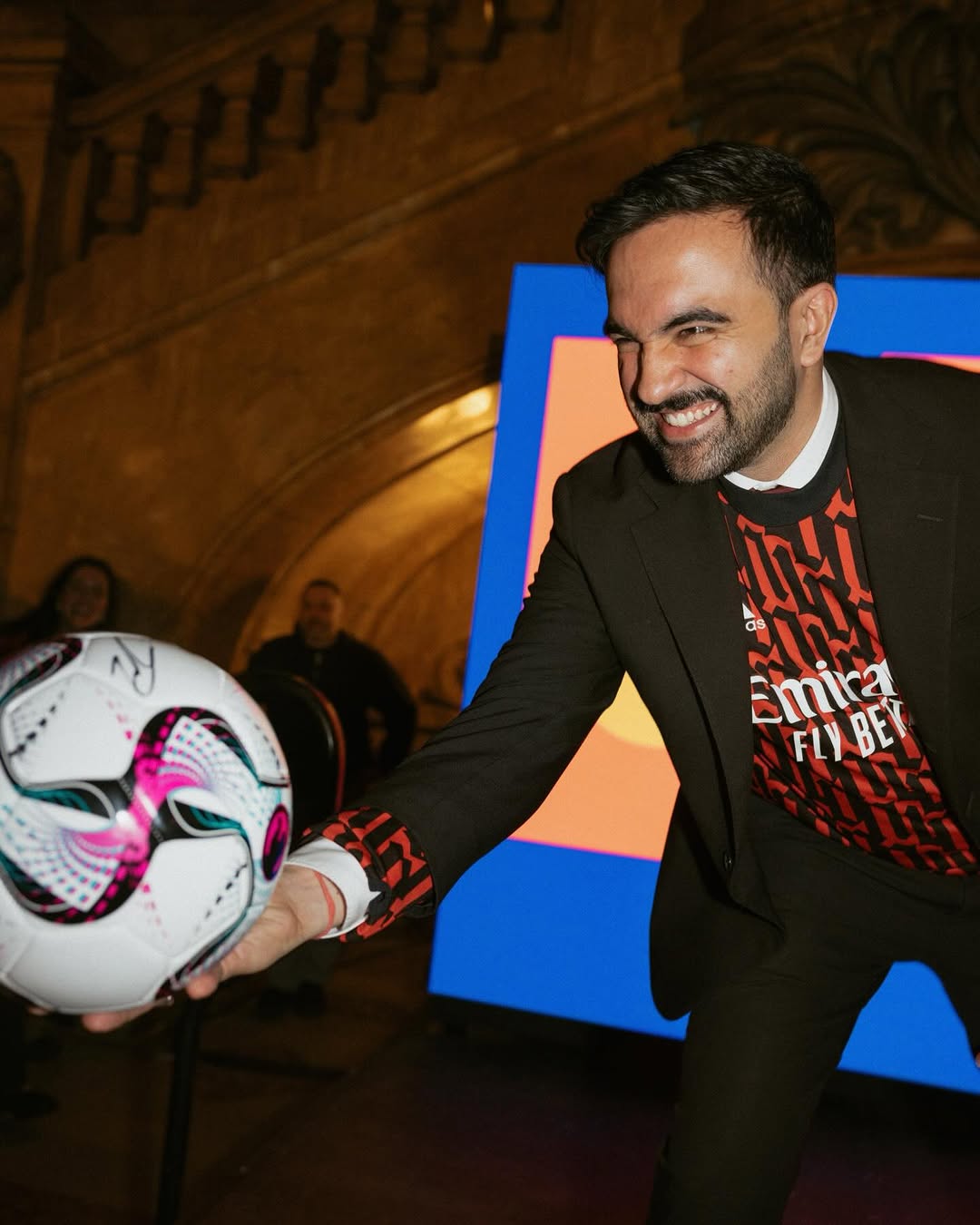 Zohran Mamdani hosted an AFCON Final watch party