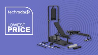 Speediance smart home gym on a blue and purple background