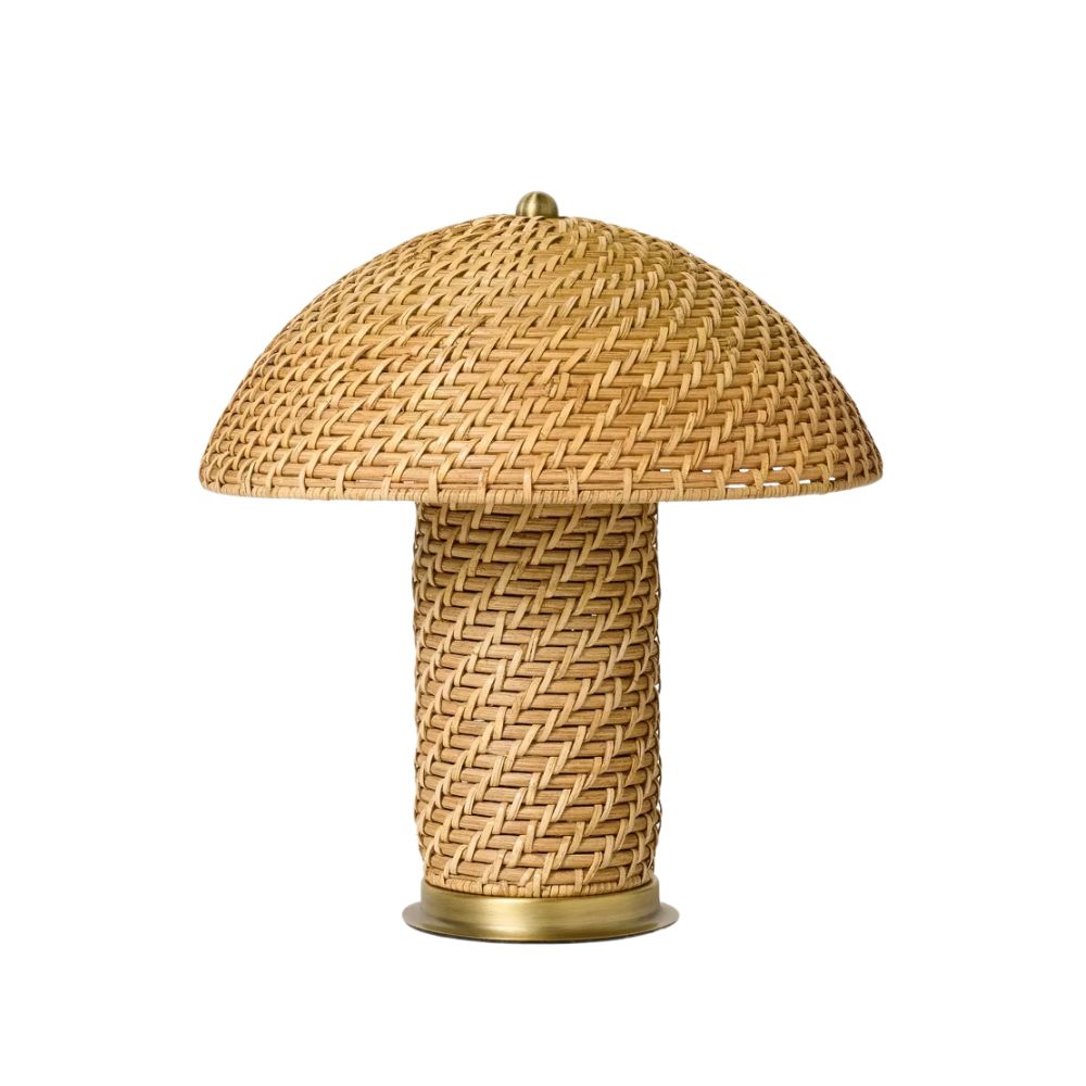 Rattan Accent Table Lamp